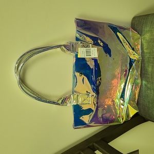 NWT Saks Fifth Avenue Anniversary Holographic Tote